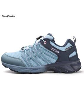 Waterproof Hiking Shoes Quick Laces Lightweight Breathable Non-Slip Trail